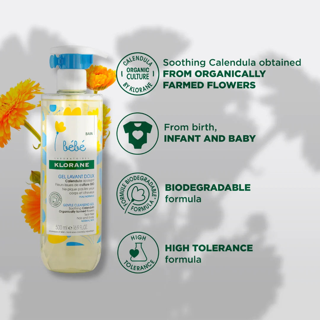 Klorane Baby Gentle Foaming Gel Buy 1 Get 1 FREE Bundle