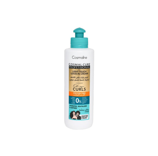 Cosmaline Cosmal Cure Professional Oh My Curls Light Touch Leave In Cream 250Ml