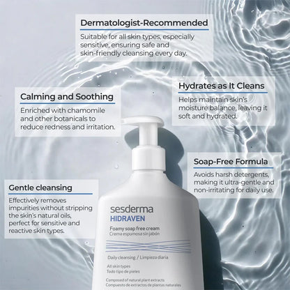 SESDERMA Hidraven Foamy Soap-Free Cream 300ml