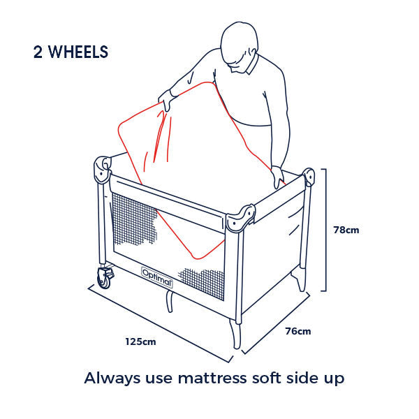 Optimal Baby Playpen (76×125 cm)