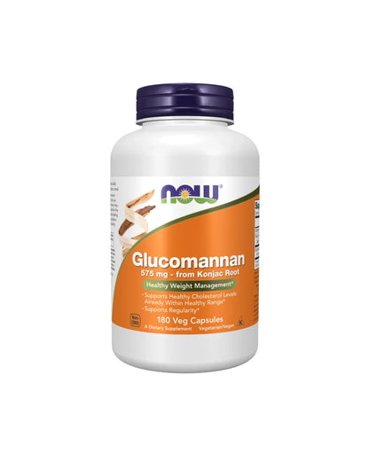 Now Glucomannan 575 Mg Konjac Root 180 Capsules