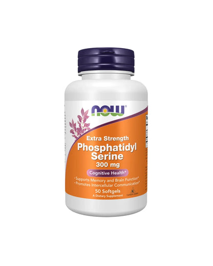 Now Extra Strength Phosphatidyl Serine 300 Mg 50 Softgels