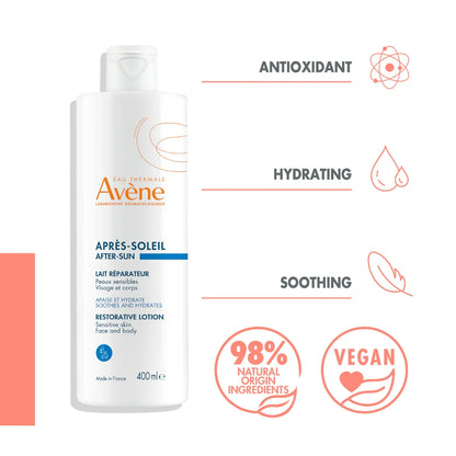 Avène Cleanance Sunscreen SPF 50+ And Avène After Sun Repair Lotion Bundle