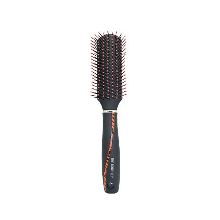 The Body Set Hair Brush with Rubber Coating 3109