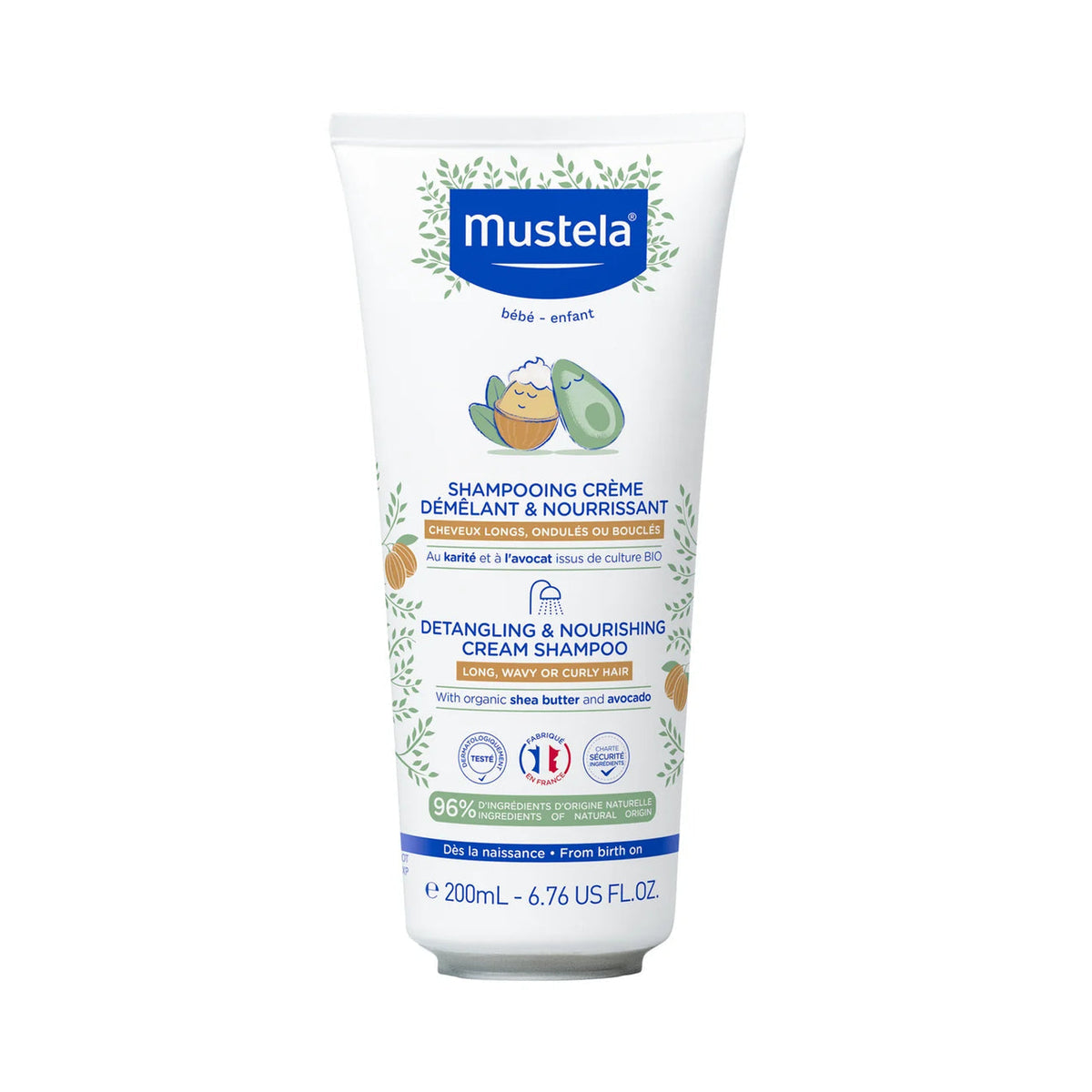 Mustela Detangling & Nourishing Cream Shampoo Detangling & Nourishing Cream Shampoo 200Ml