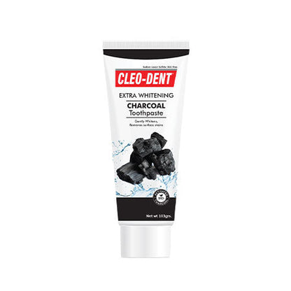 Cleodent Extra Whitening Charcoal Toothpaste (75ml)