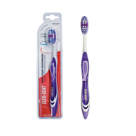 Cleodent Maxi Clean Toothbrush-Soft