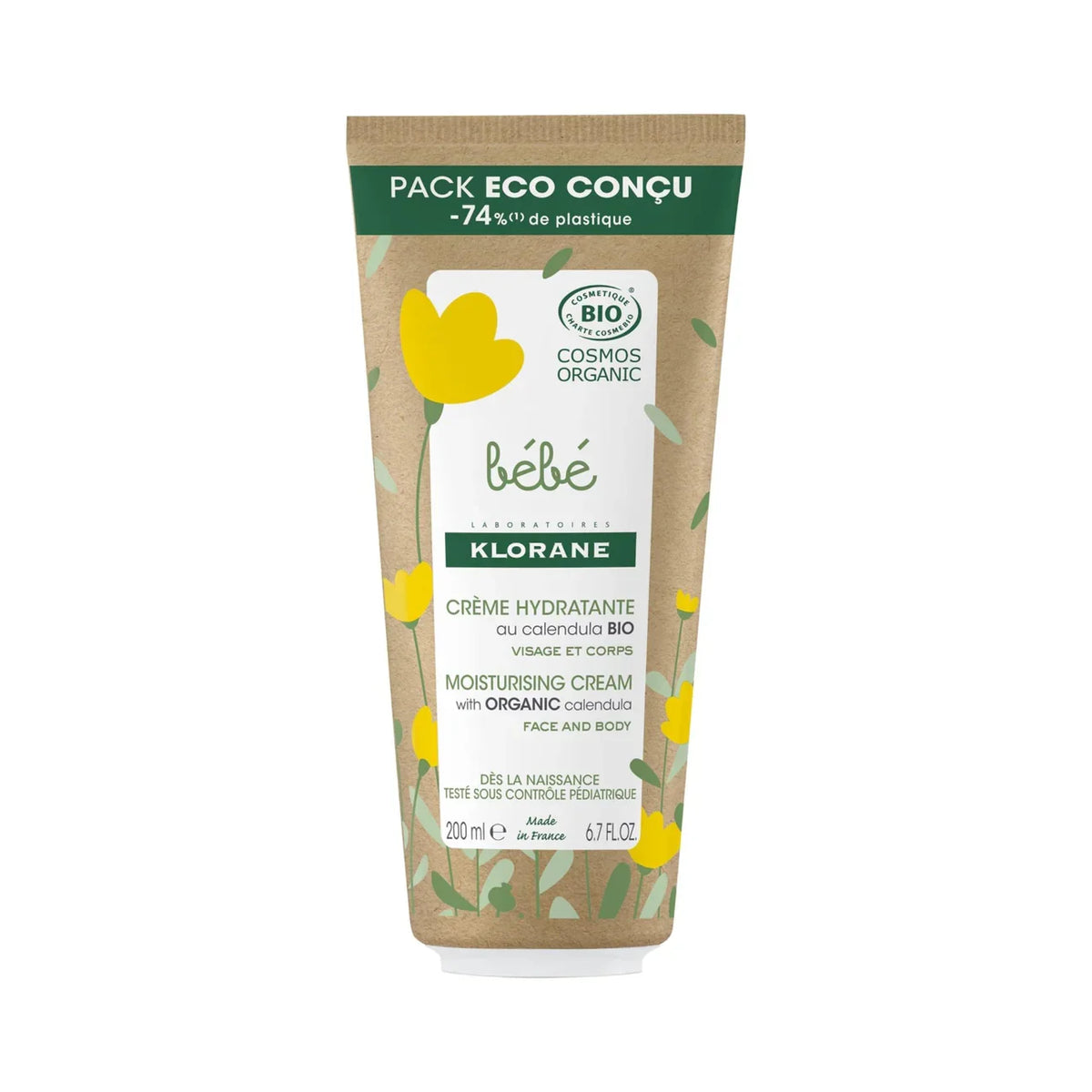 KLORANE BEBE CREME HYDRATANTE VITAMINE E 200 ML