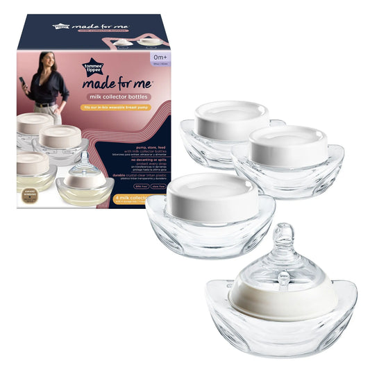 Tommee Tippee Milk Collector Bottles x4
