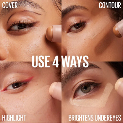 Maybelline New York Lifter Stix Multi-Use Face Stick Contour, Bronzer, Concealer and Foundation Stick, All-In-One Creamy Face Makeup