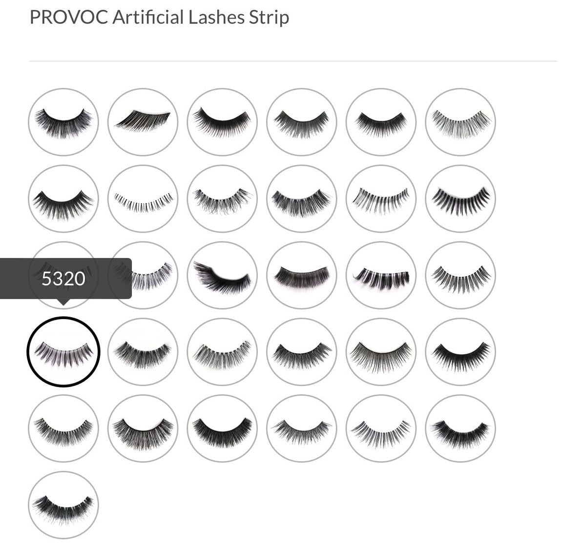 PROVOC STRIP LASHES