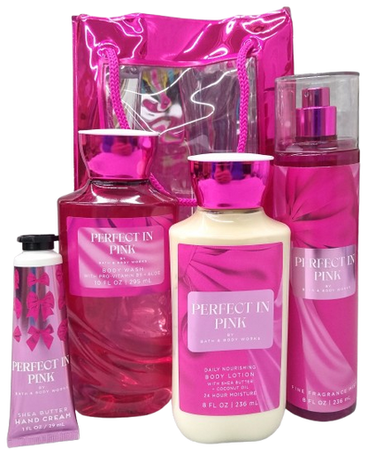 Bath & Body Works Perfect in Pink Gift Set