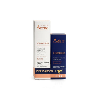Avene DermAbsolu Filler Eye Contour Cream & Intensive Resculpting Night Cream Duo Pack