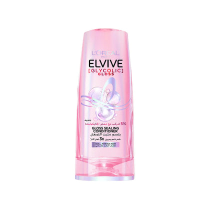 Loreal ELVIVE, GLYCOLIC GLOSS CONDITIONER, OUR 1ST AT HOME GLOSSING TREATMENT, 5% [GLOSS COMPLEX] WITH GLYCOLIC ACID, 200ML