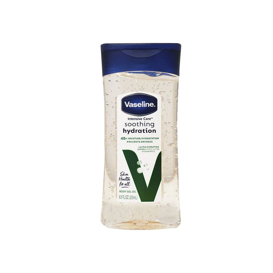 VASELINE INTENSIVE CARE BODY GEL OIL SOOTHING HYDRATION 48 H MOISTURE PREVENT DRYNESS 200ML