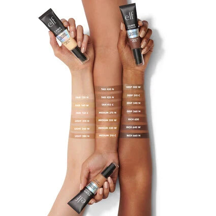 E.L.F Camo CC Cream Full-Coverage Color-Correcting Foundation With Broad Spectrum SPF 30
