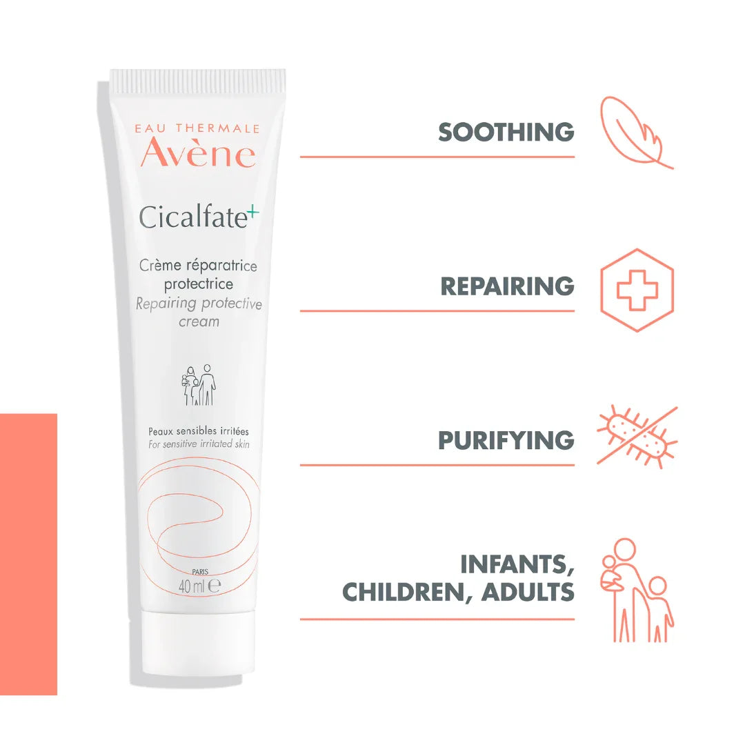 AVÈNE Cicalfate+ Repairing Protective Cream With Cicalfate+ Skin Repair SPF50+ Duo