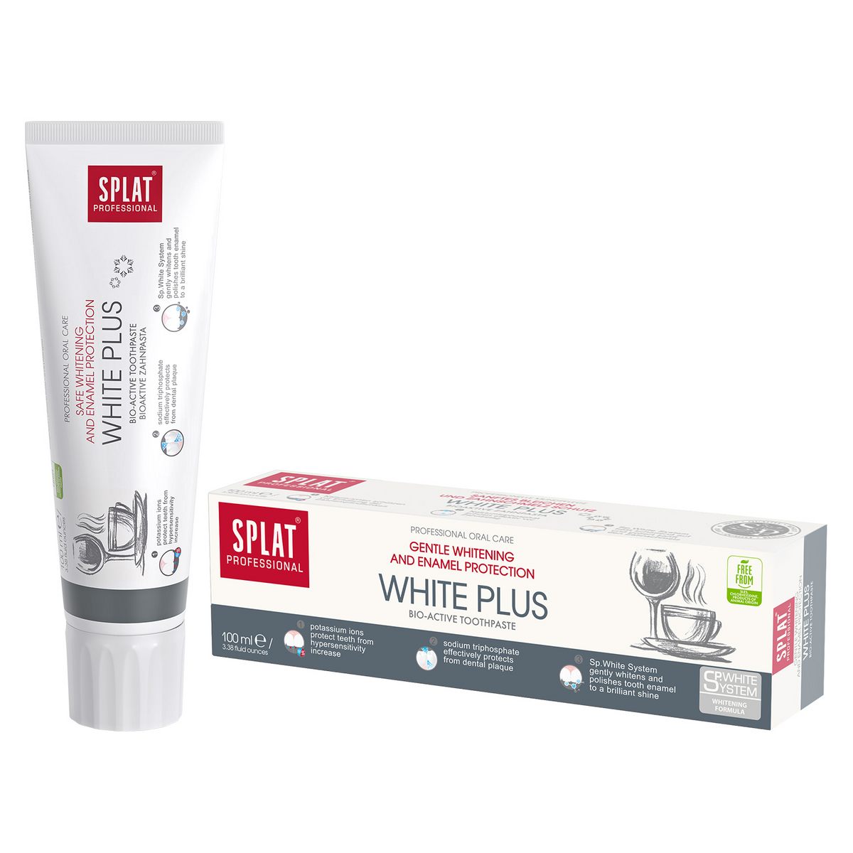 Splat White Plus Toothpaste 100ML