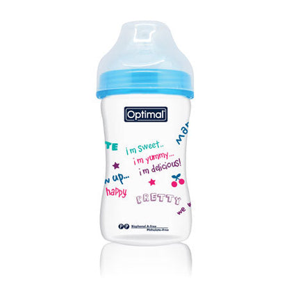 OPTIMAL Extra Wide Neck Feeding Bottle 240ml