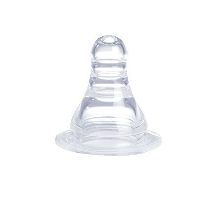 OPTIMAL Narrow Neck Silicone Nipple 0+ (2Pcs)