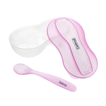OPTIMAL Grinding Feeding Bowl With Spoon (4m+)