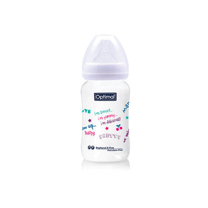 OPTIMAL Wide Neck Feeding Bottle 240ml
