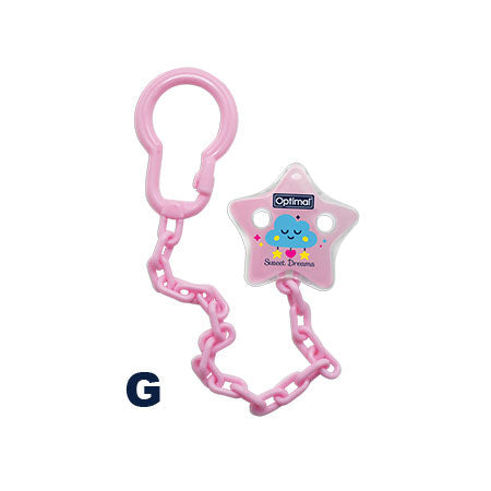 OPTIMAL Pacifier Holder With Plastic Clip