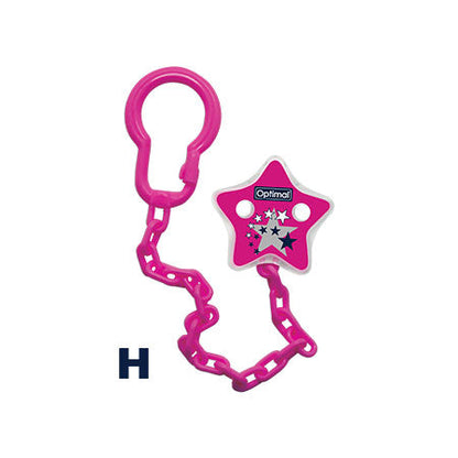 OPTIMAL Pacifier Holder With Plastic Clip