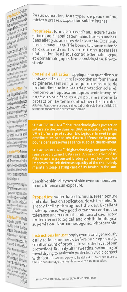 BIODERMA PHOTODERM AQUAFLUIDE SPF 50+ DRY TOUCH - INVISIBLE 40ML