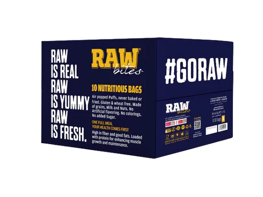 RAW BITES PEANUT BUTTER PUFFS 15G