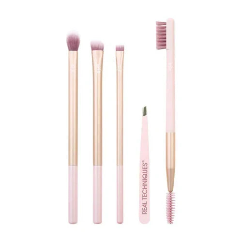 REAL TECHNIQUES NATURALLY BEAUTIFUL EYE BRUSH KIT X 5