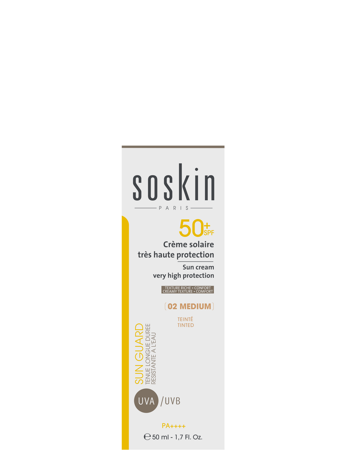 SOSKIN SUN CREAM TINTED SPF 50+ 50ML