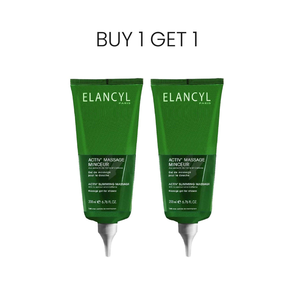 Buy 1 Get 1 FREE Elancyl Active Minceur Gel Douche 200ML