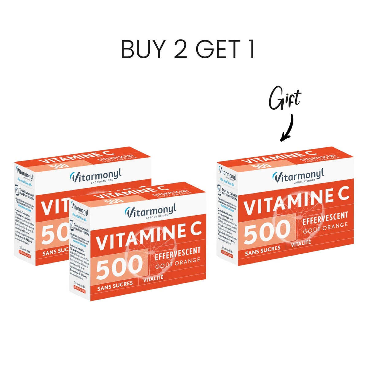 Buy 2 Get 1 FREE Vitarmonyl Vitamin C Effervescent