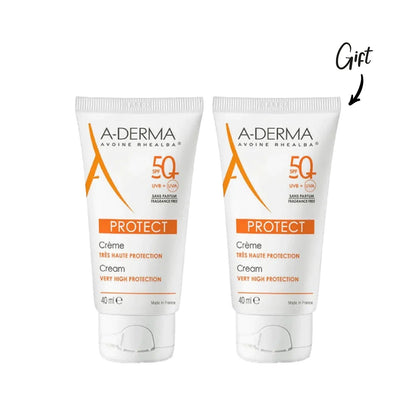 ADERMA PROTECT CREME SANS PARFUM SPF50+ 40ML Buy 1 Get 1 FREE