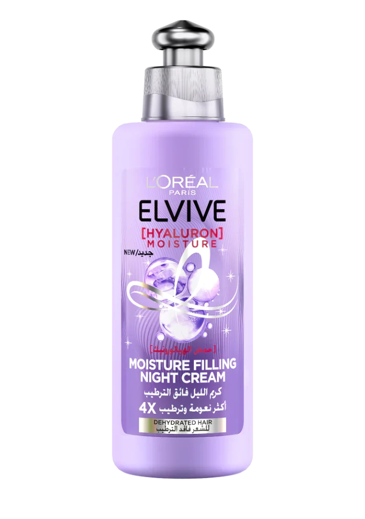 LOREAL ELVIVE HYALURON MOISTURE FILLING NIGHT CREAM 200ML